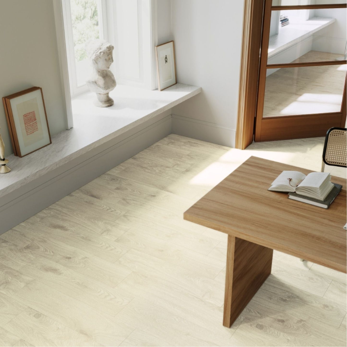 Porcelanato Madera 20x80cm Timber Crema - ambiente instalado 3