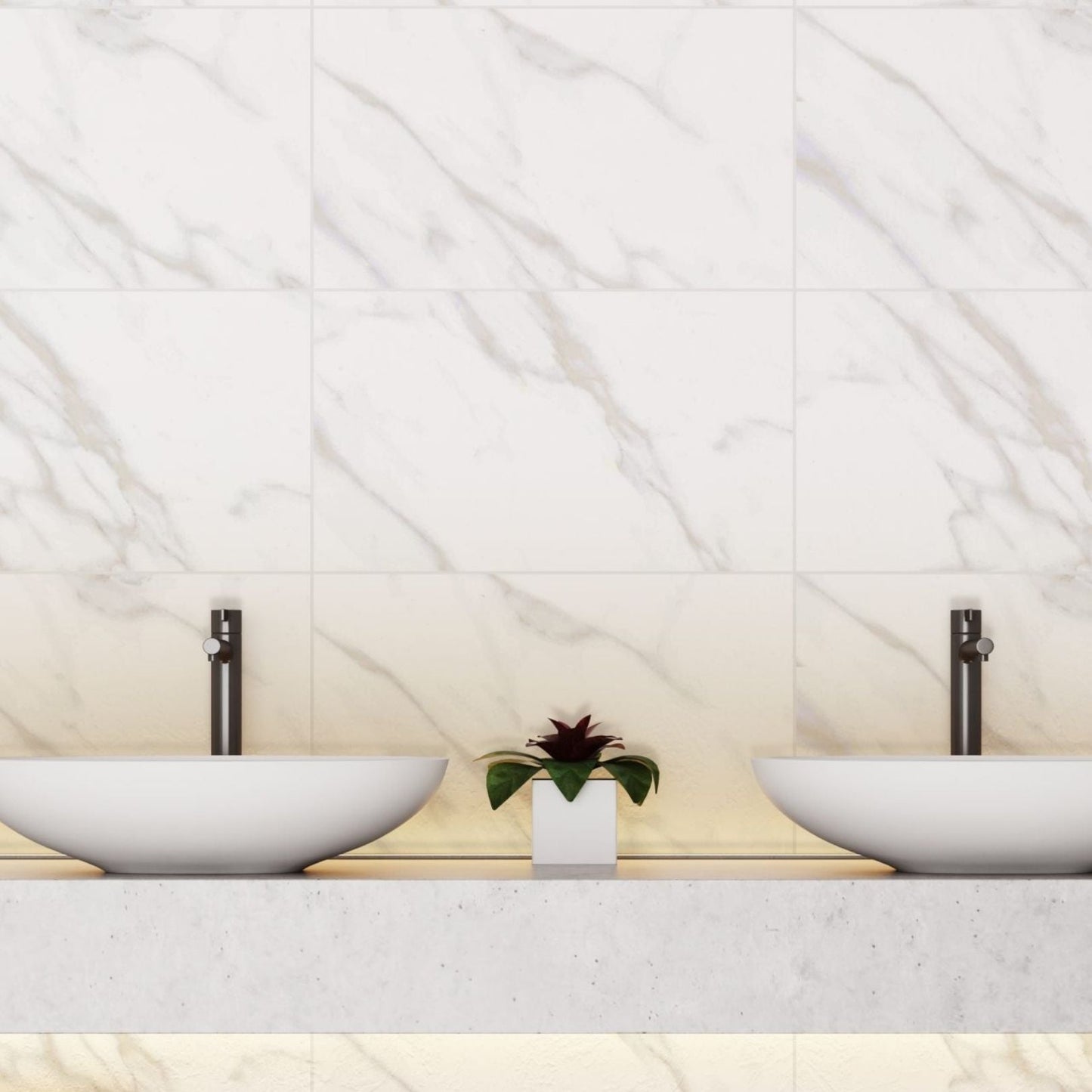Cerámica para baño 33x60 Beni - ambiente instalado 2