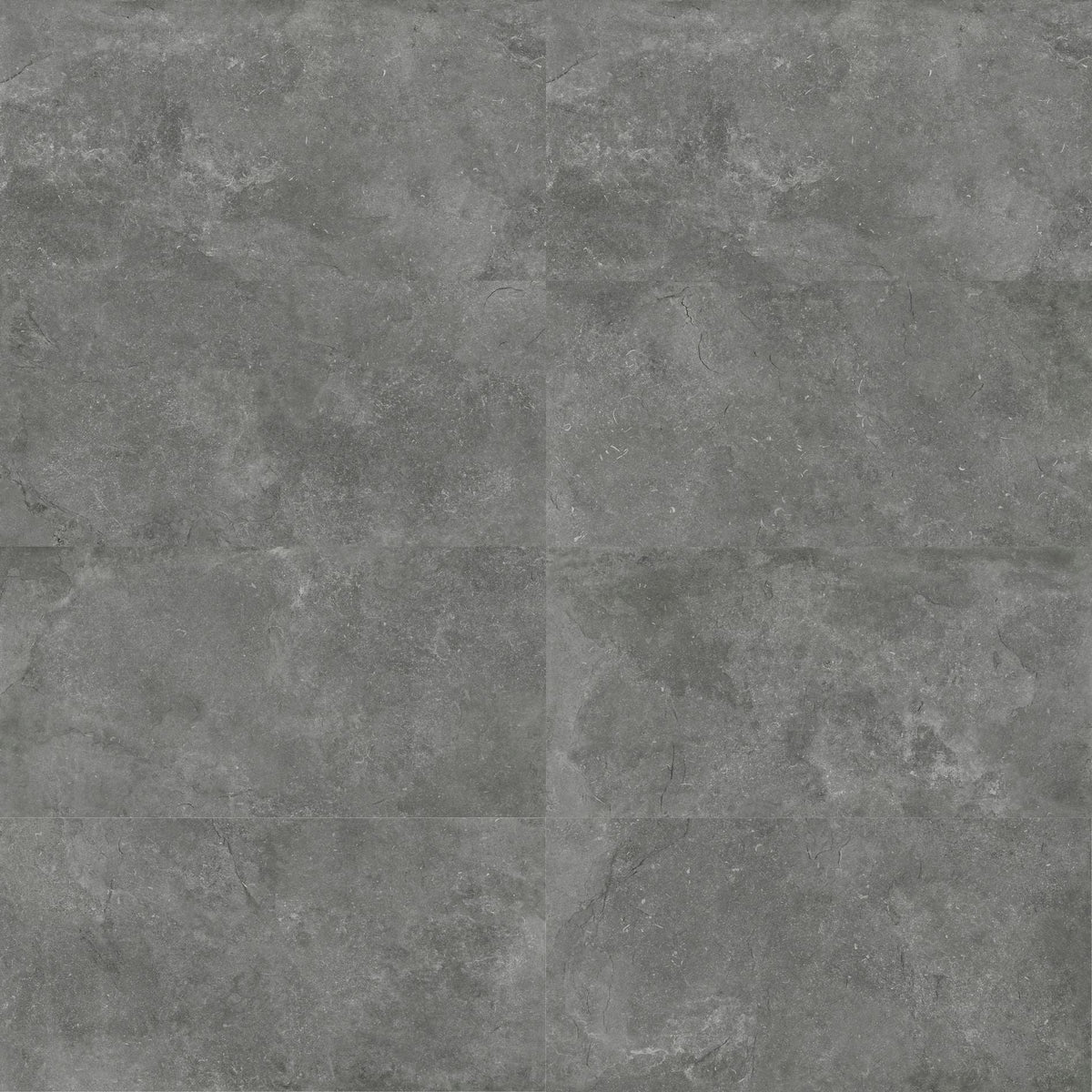 Porcelanato Cassian Coal 60x120 Cemento Gris Oscuro