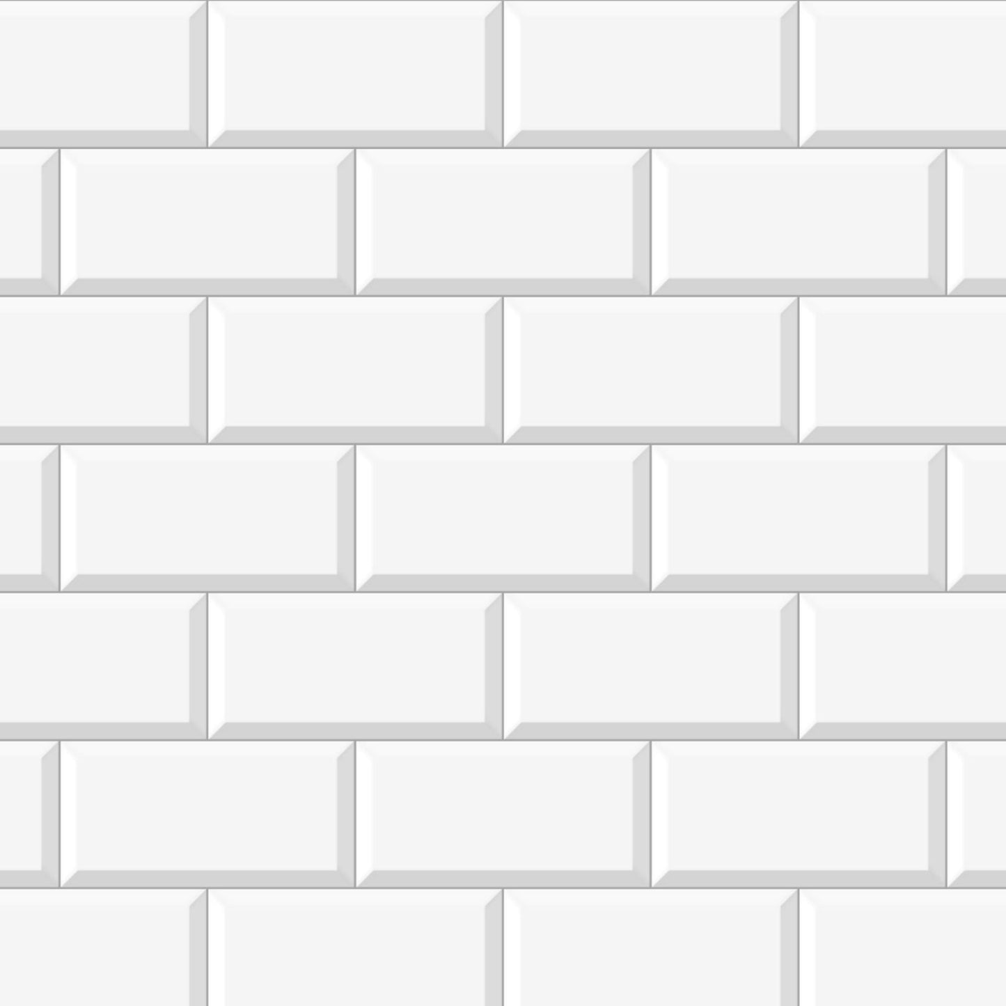 Cerámica 10x20 metro blanco mate - ambiente 2