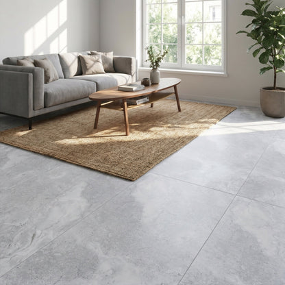 Porcelanato 60x120 Apriko Silver - ambiente instalado