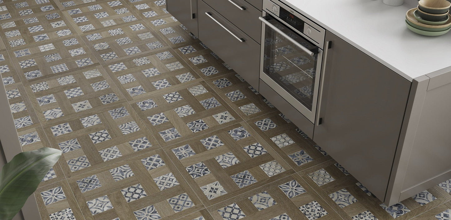 Porcelanato 60x60 Atelier Hydraulic - ambiente instalado 2