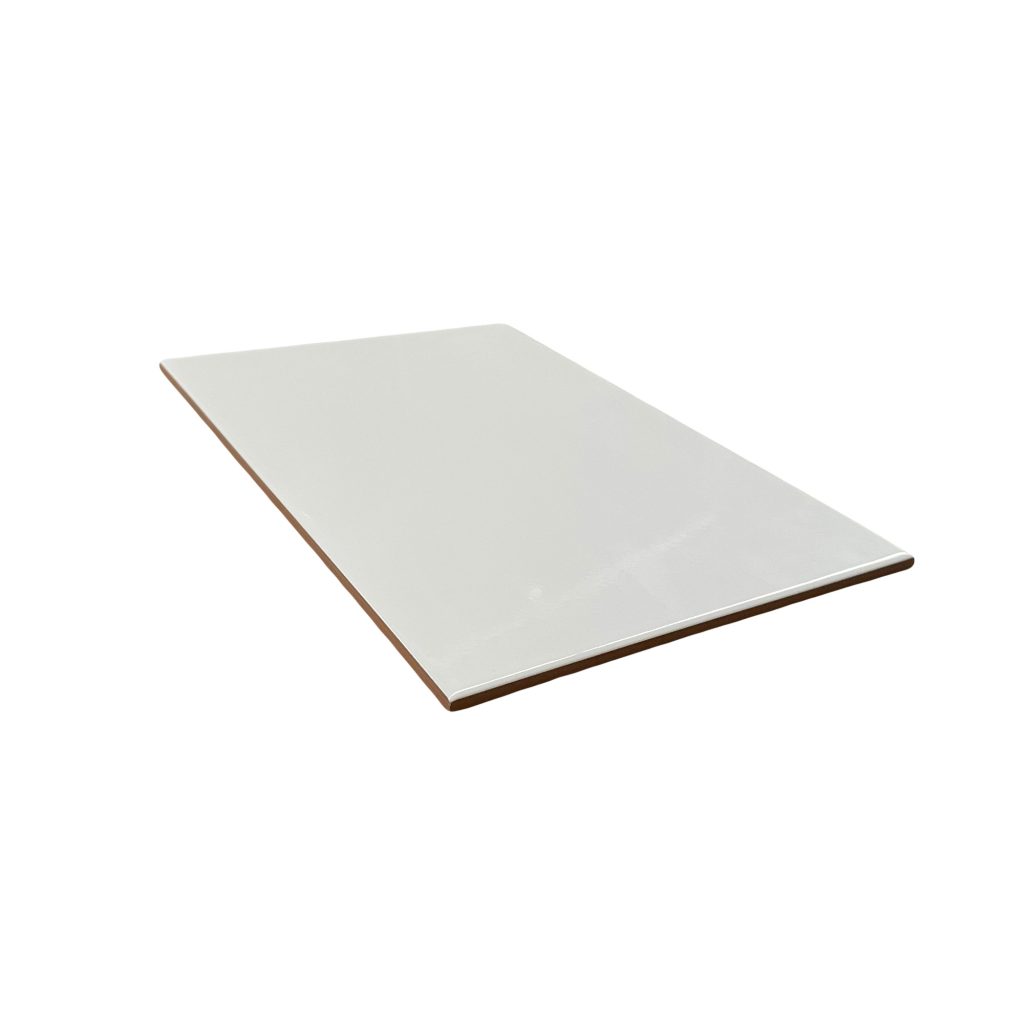 Cerámica para baño 25x40 Blanco Brillo - ambiente instalado