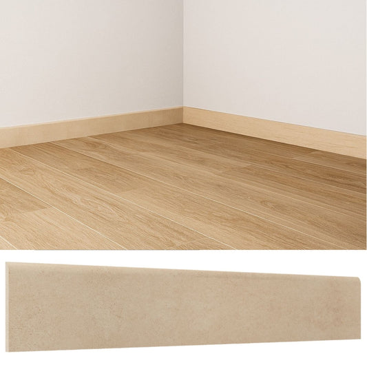 Guardapolvo Porcelanato 10x60cm Cemento Arena - imagen principal