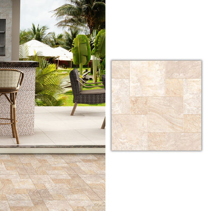 Cerámica 60x60 Carajas Beige - ambiente instalado