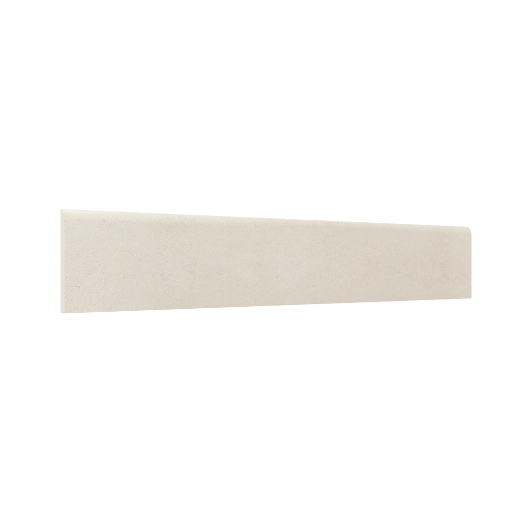 Guardapolvo Porcelanato 10x60cm Cemento Bone - vista del material