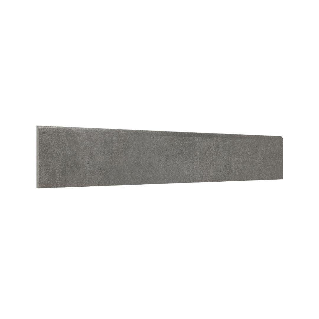 Guardapolvo Porcelanato 10x60cm Cemento Grafito