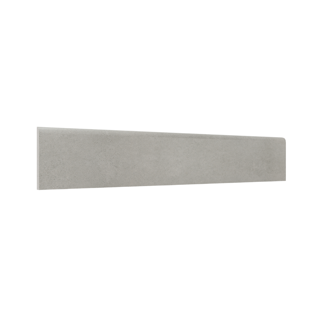 Guardapolvo Porcelanato 10x60cm Cemento Grey - vista del material