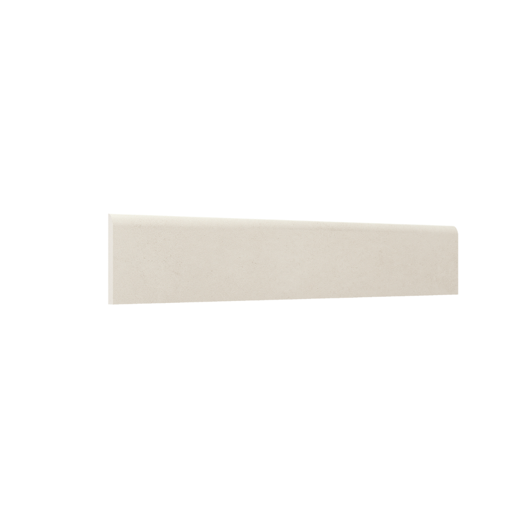 Guardapolvo Cerámica 8x45cm Cemento Bone - vista del material