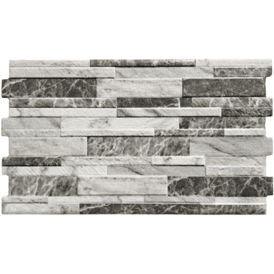 Cerámica para muro 32x54 Rock Gris - vista del material
