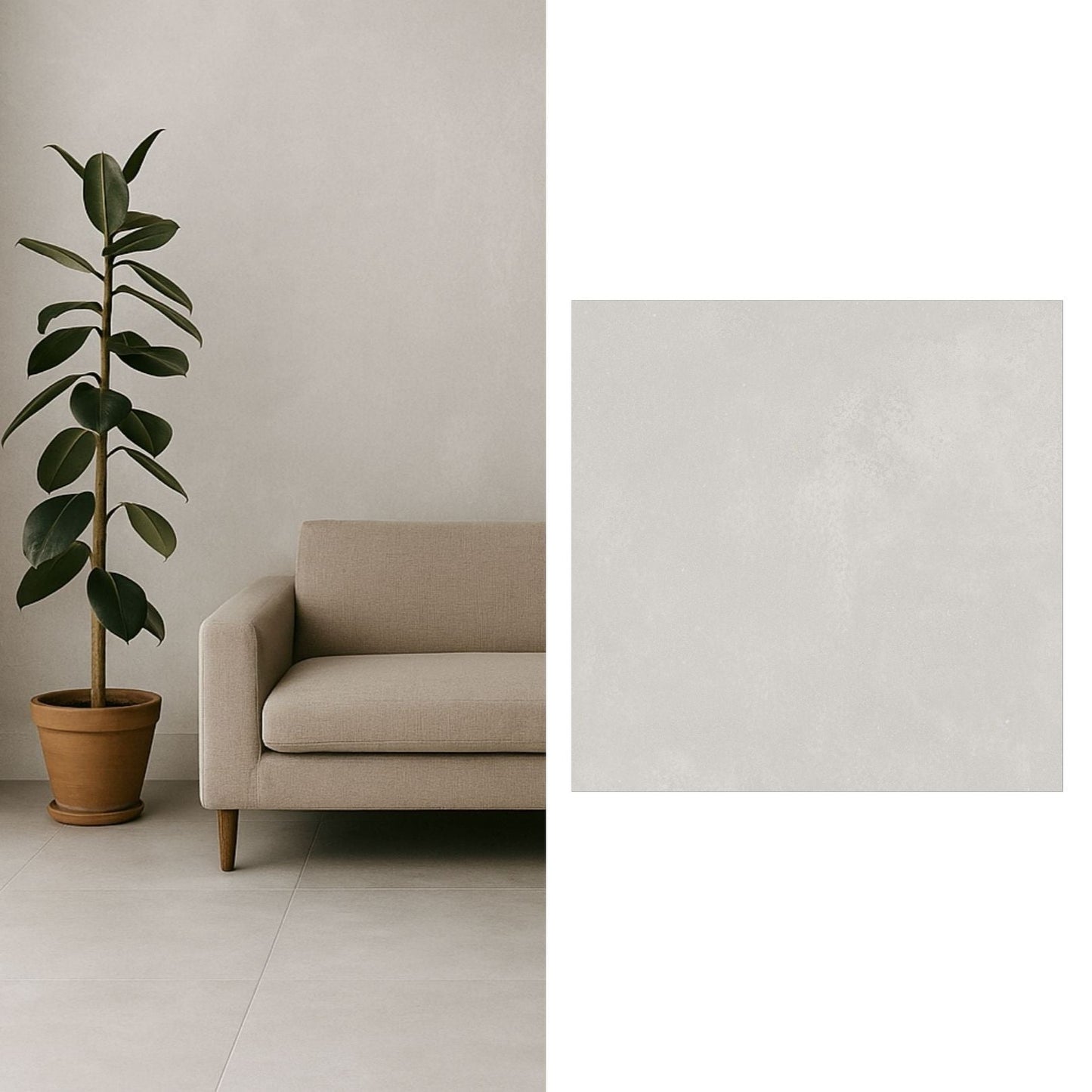 Porcelanato 60x60 Flik Latte