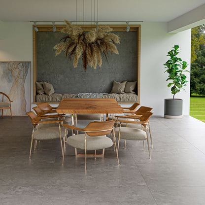 Porcelanato 62x122 Gran District Grey - ambiente instalado