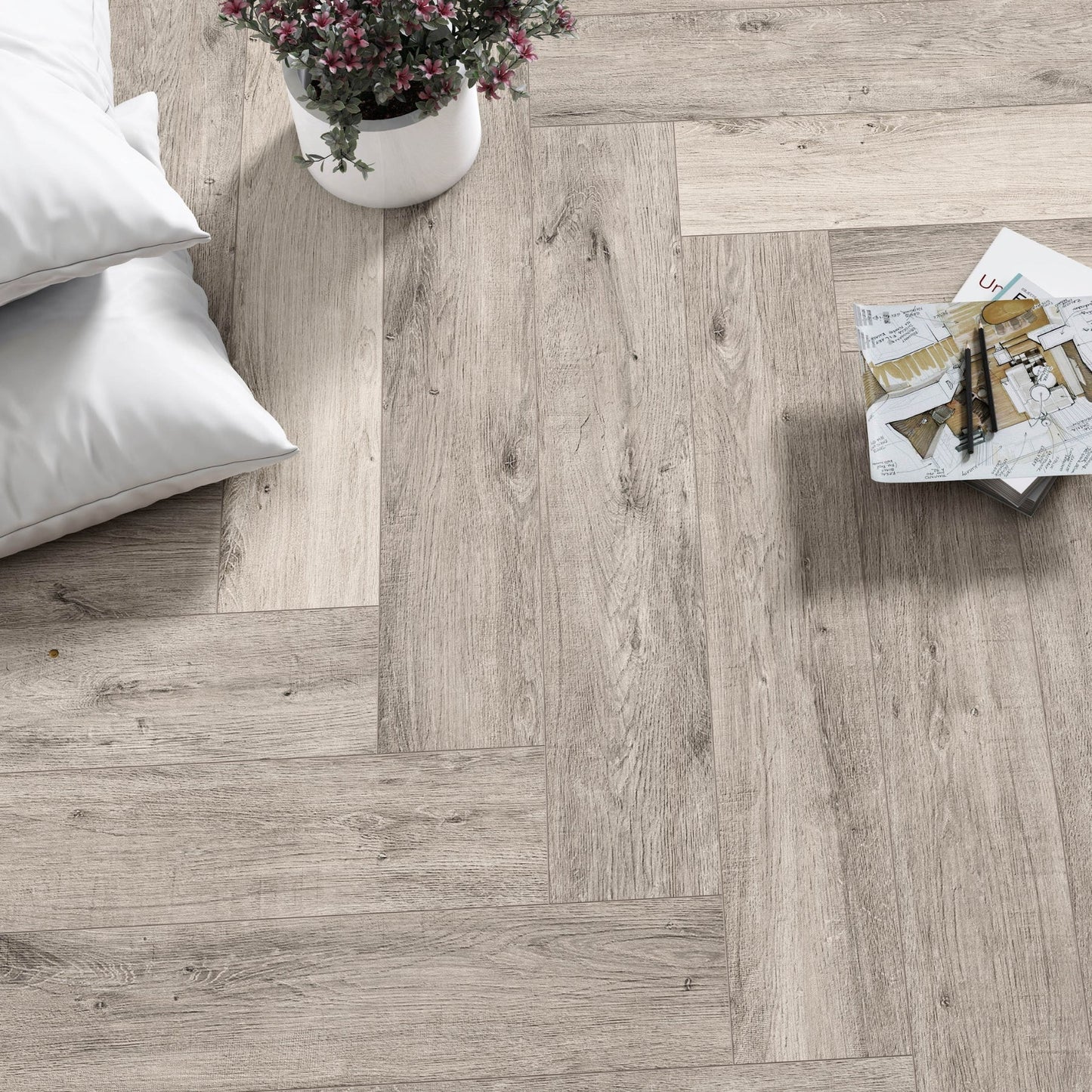 Porcelanato 20x120 Bricola Cerezo - vista adicional