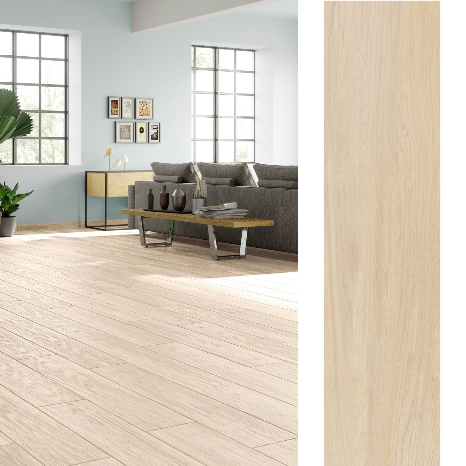 Porcelanato 22.5x90 Landes Natural - imagen principal