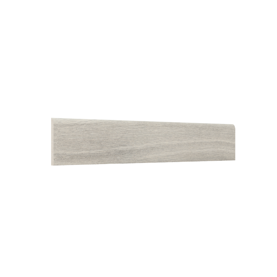 Guardapolvo Cerámica 8x45cm Madera Gris - vista del material