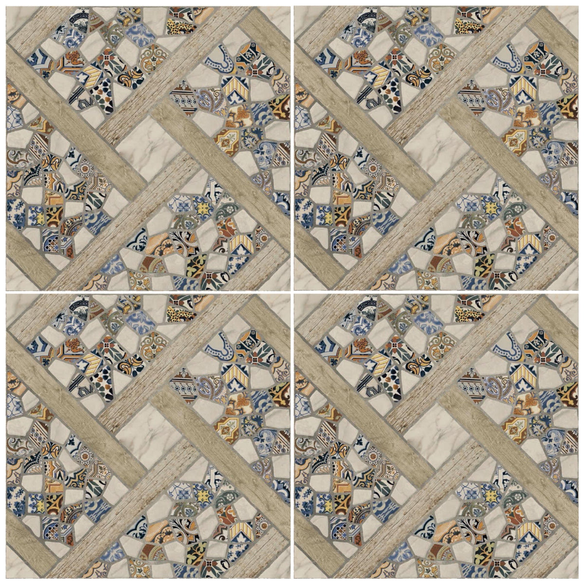 Cerámica 45x45 Marte - ambiente instalado 2
