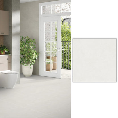 Cerámica 60x60 Napoli White - ambiente instalado 2