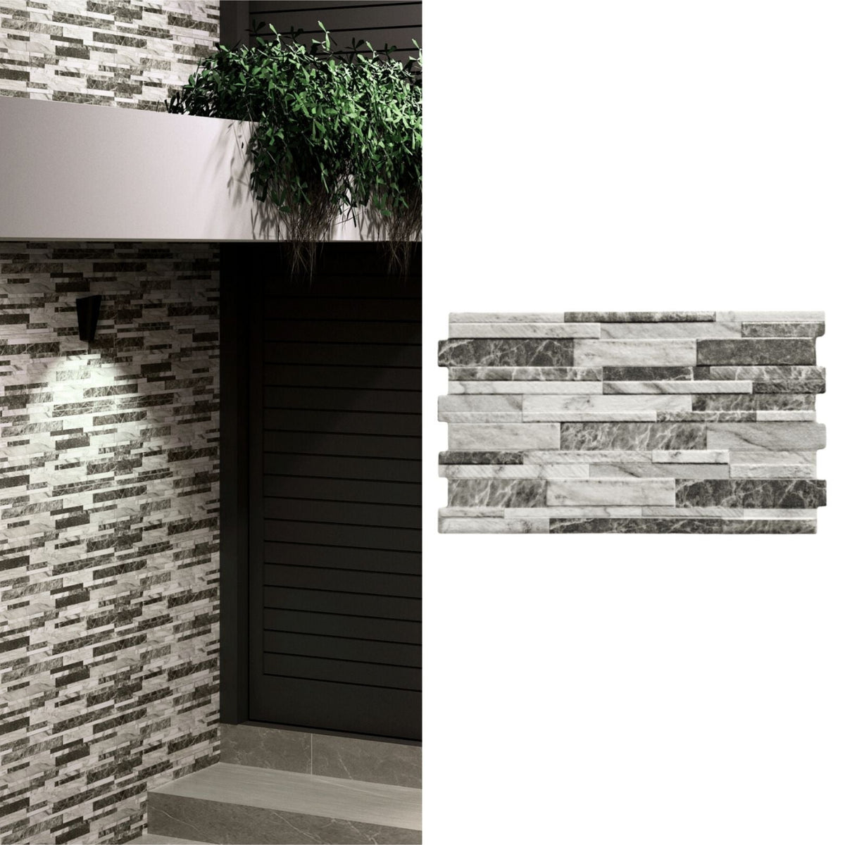 Cerámica para muro 32x54 Rock Gris - imagen principal