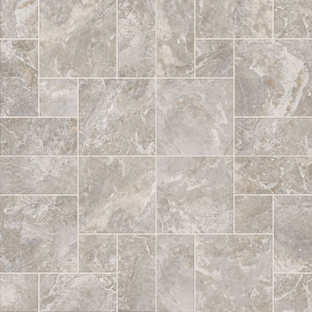 Cerámica 56x56 Rapolano Stone - ambiente instalado