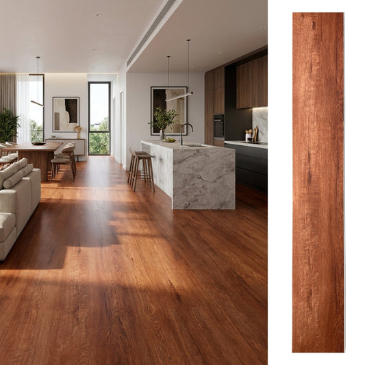 Piso Vinílico SPC 18x122 Wood Roble 5.3mm - vista adicional