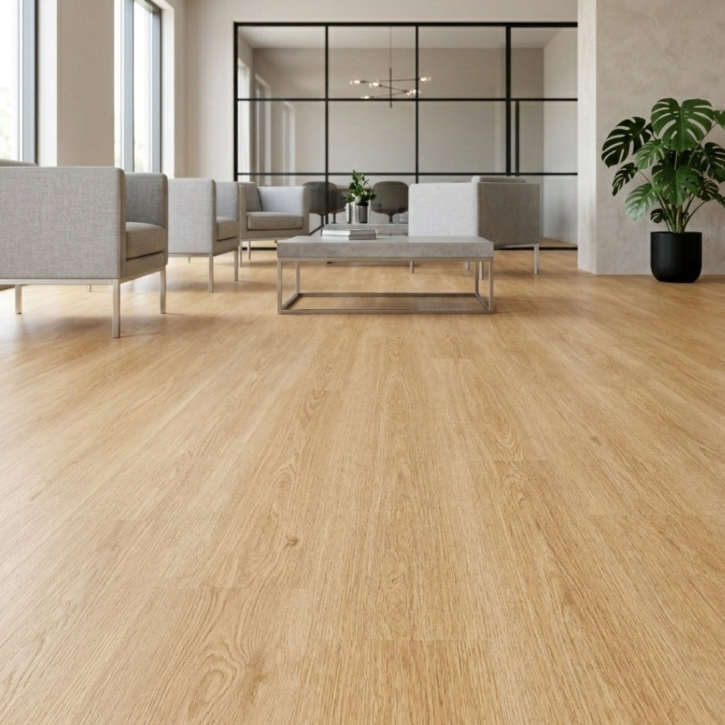 Piso Vinílico SPC 18x122 Wood Natural 5.3mm - vista adicional 2