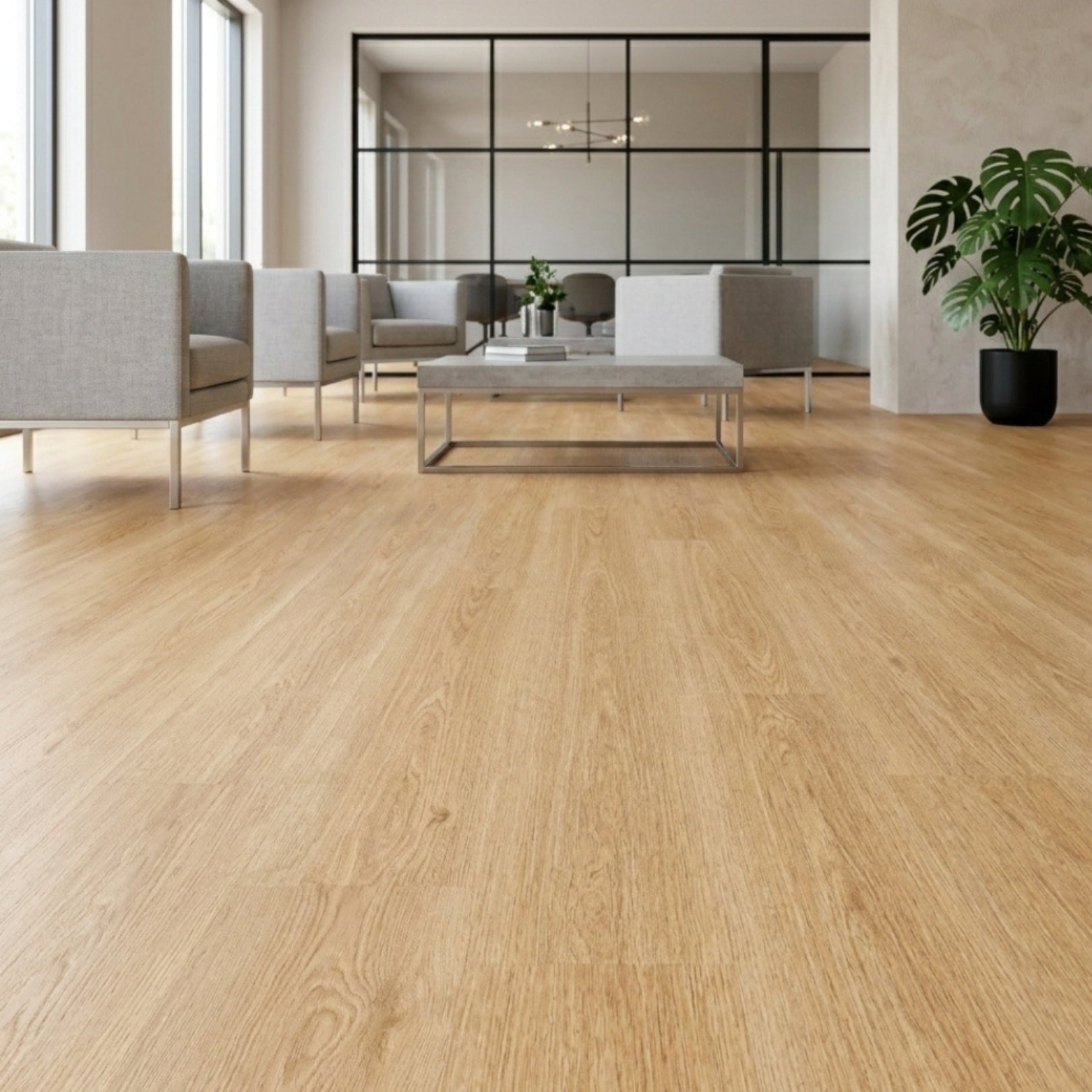 Piso Vinílico SPC 18x122 Wood Natural 5.3mm - vista adicional 2