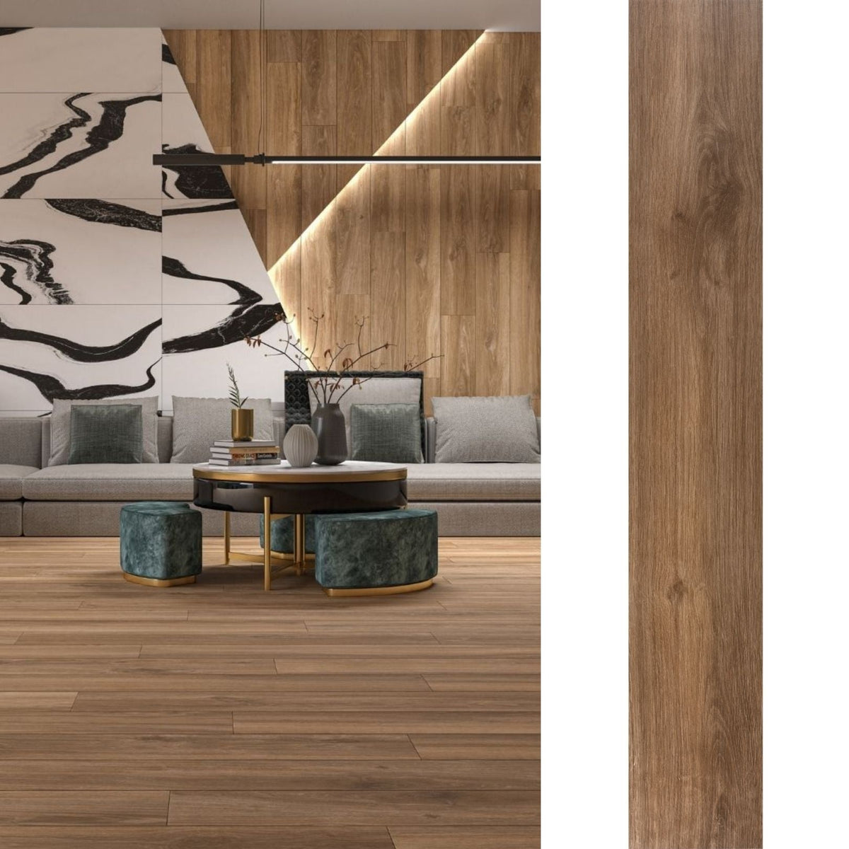 Porcelanato 20x120 Walkyria Fresno - imagen principal