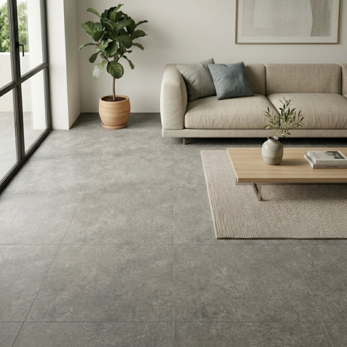 Cerámica 60x60 Basaltina Gray