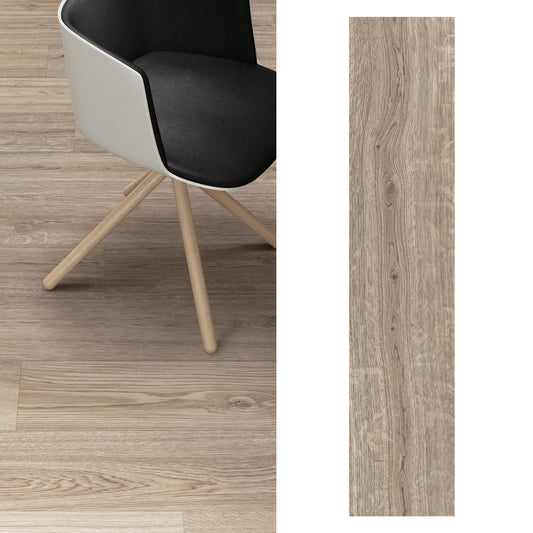 Porcelanato Baywood Maple 23x120 - vista mixta