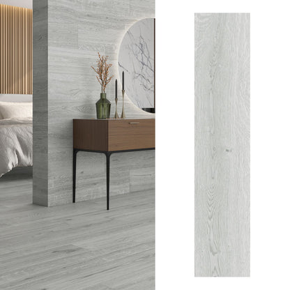 Porcelanato Baywood Pearl 23x120 - vista mixta