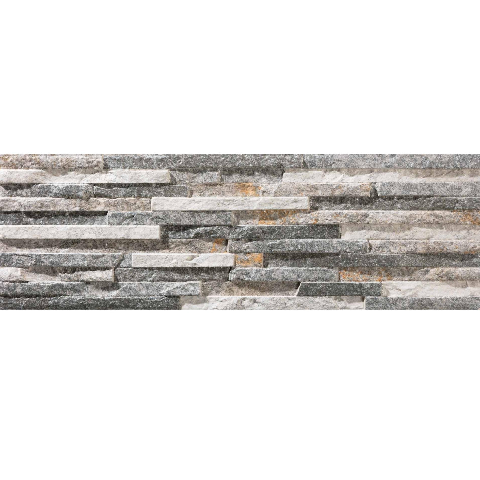 Porcelanato 17x52 Behobia Gris - vista palmeta