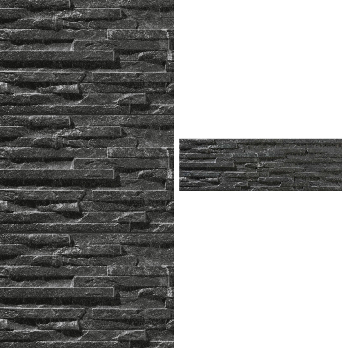 Porcelanato 17X52 Behobia Negro