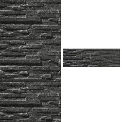 Porcelanato 17X52 Behobia Negro