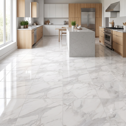 Cerámica 60x60 Calacata Grey