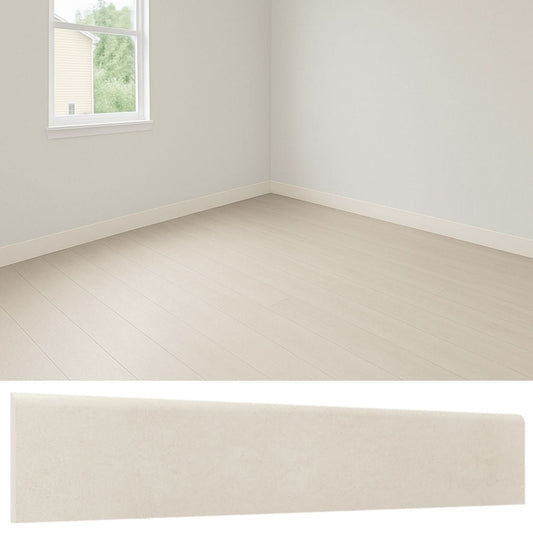 Guardapolvo Porcelanato 10x60cm Cemento Bone - imagen principal