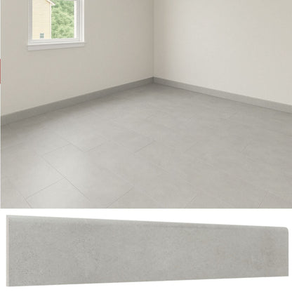 Guardapolvo Porcelanato 10x60cm Cemento Silver - imagen principal