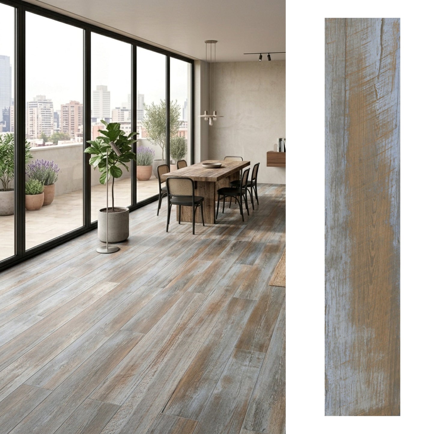 Porcelanato 20x120 Denver Colour