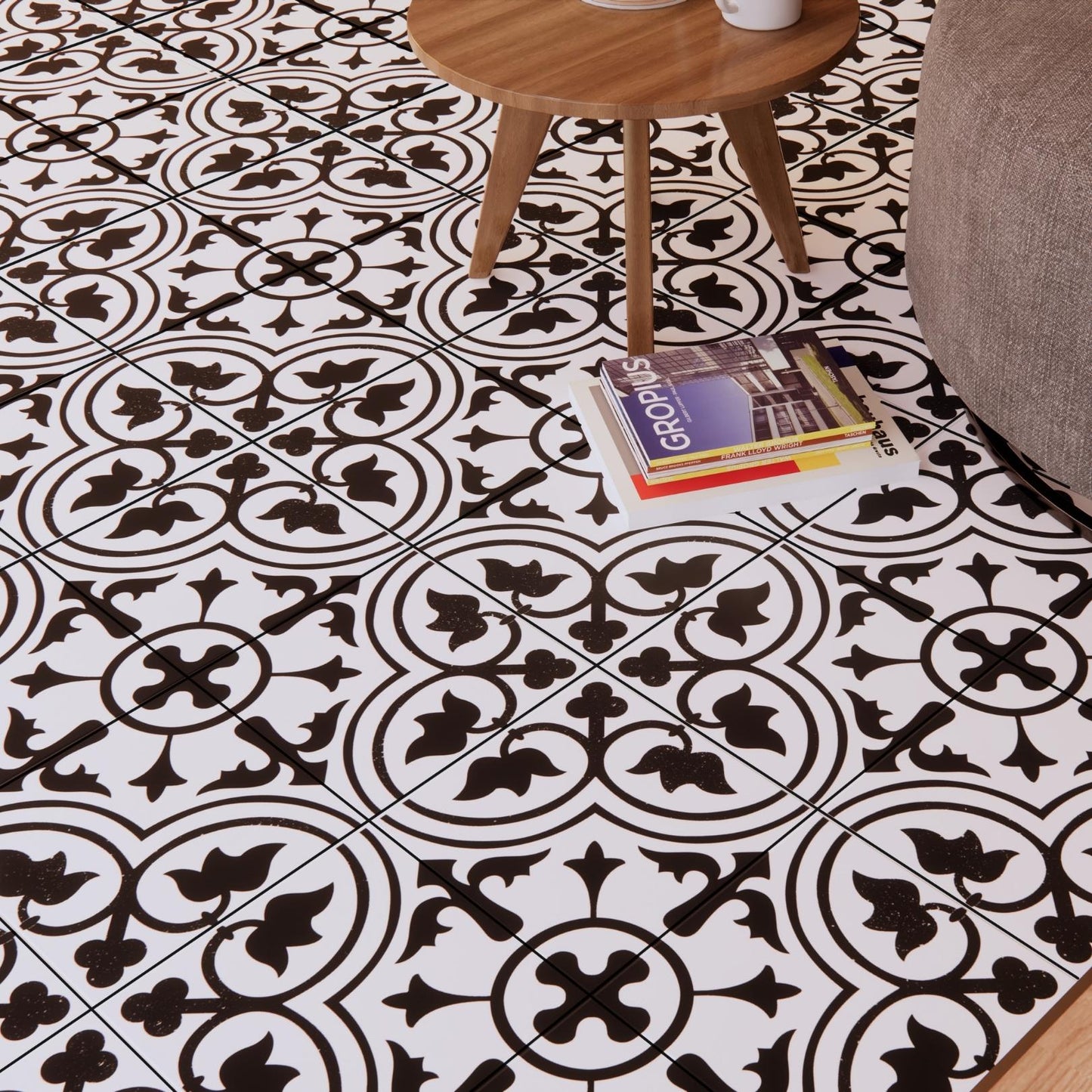Porcelanato 45x45 Dover Black