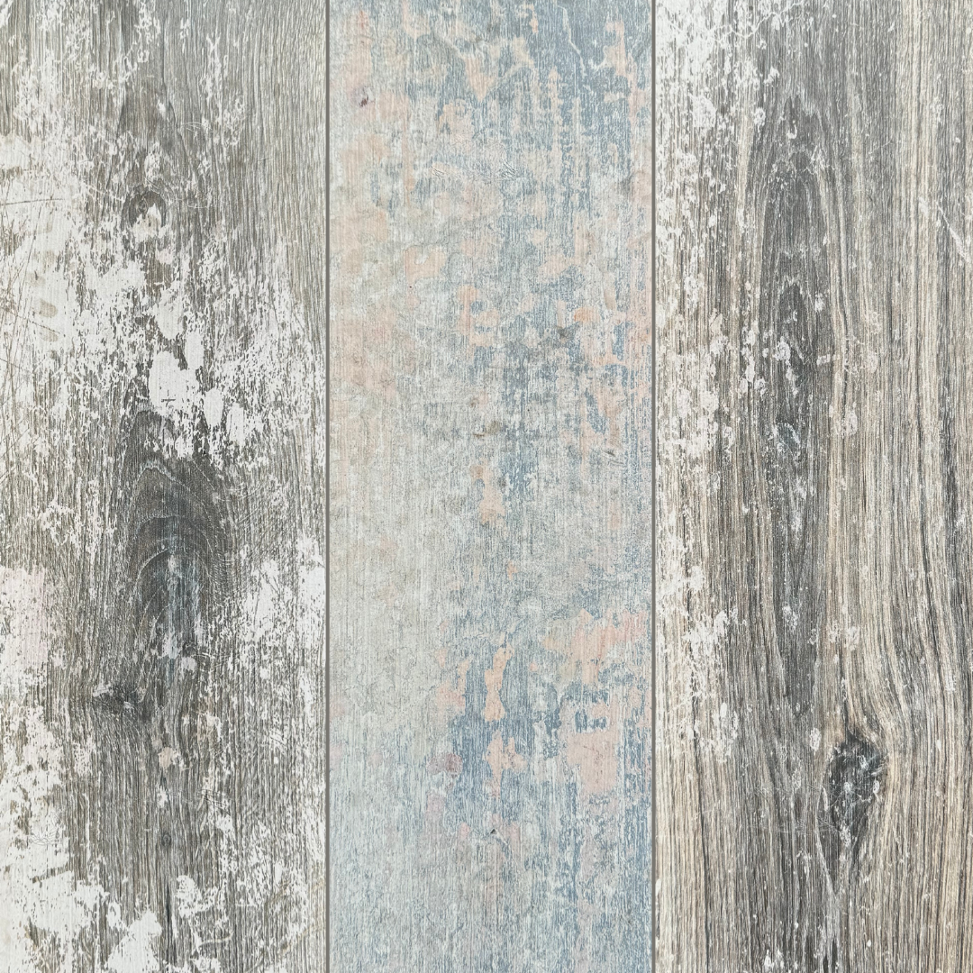Cerámica Madera 19x57 Fresno Gris - ambiente instalado 2
