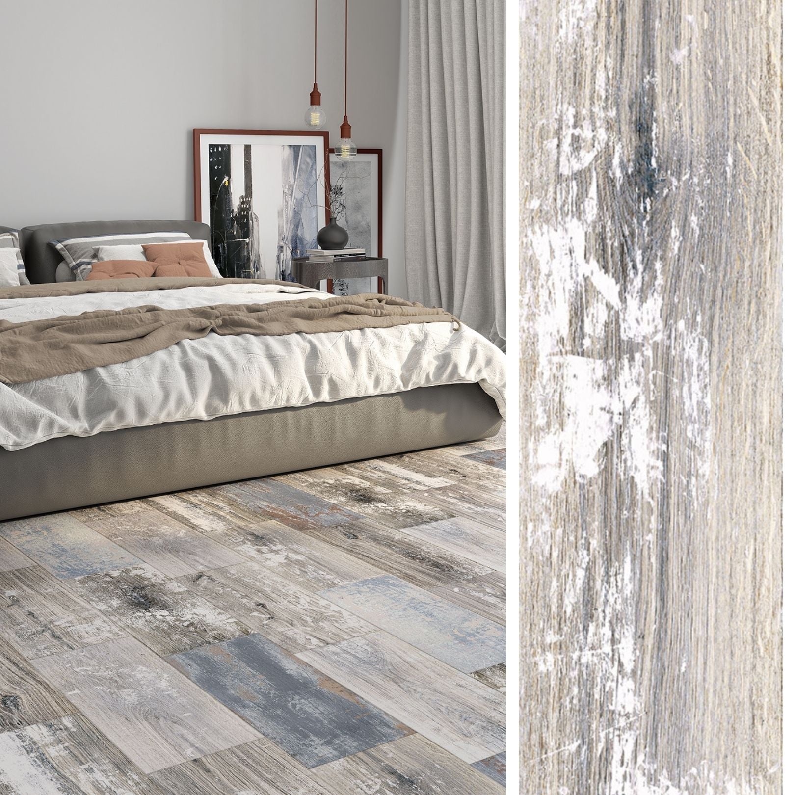 Cerámica Madera 19x57 Fresno Gris - imagen principal