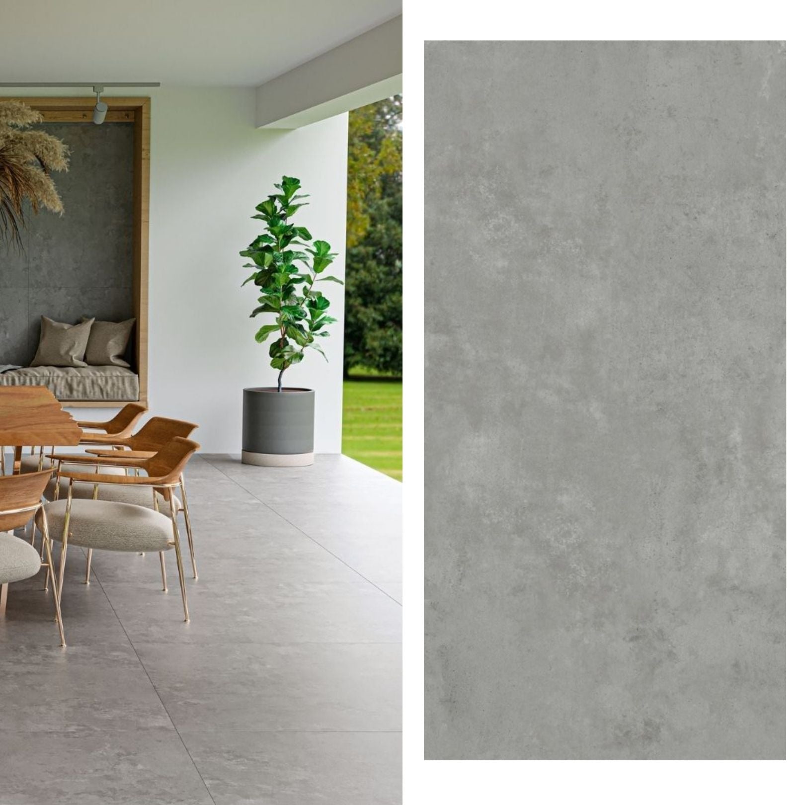 Porcelanato 62x122 Gran District Grey - imagen principal