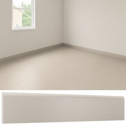 Guardapolvo Cerámica 8x45cm Gris Mate