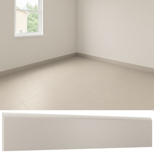 Guardapolvo Cerámica 8x45cm Gris Mate