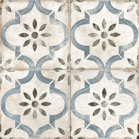 Porcelanato 45x45 Leeds Blue - vista del material
