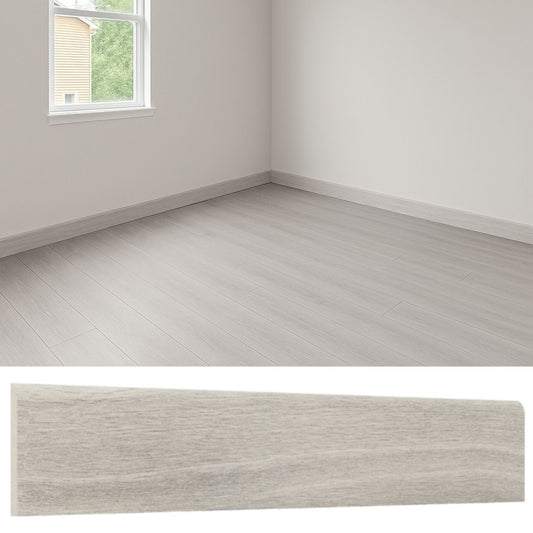 Guardapolvo Cerámica 8x45cm Madera Gris - imagen principal