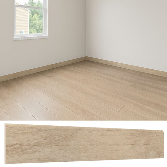 Guardapolvo Porcelanato 10x60cm Madera Haya - imagen principal