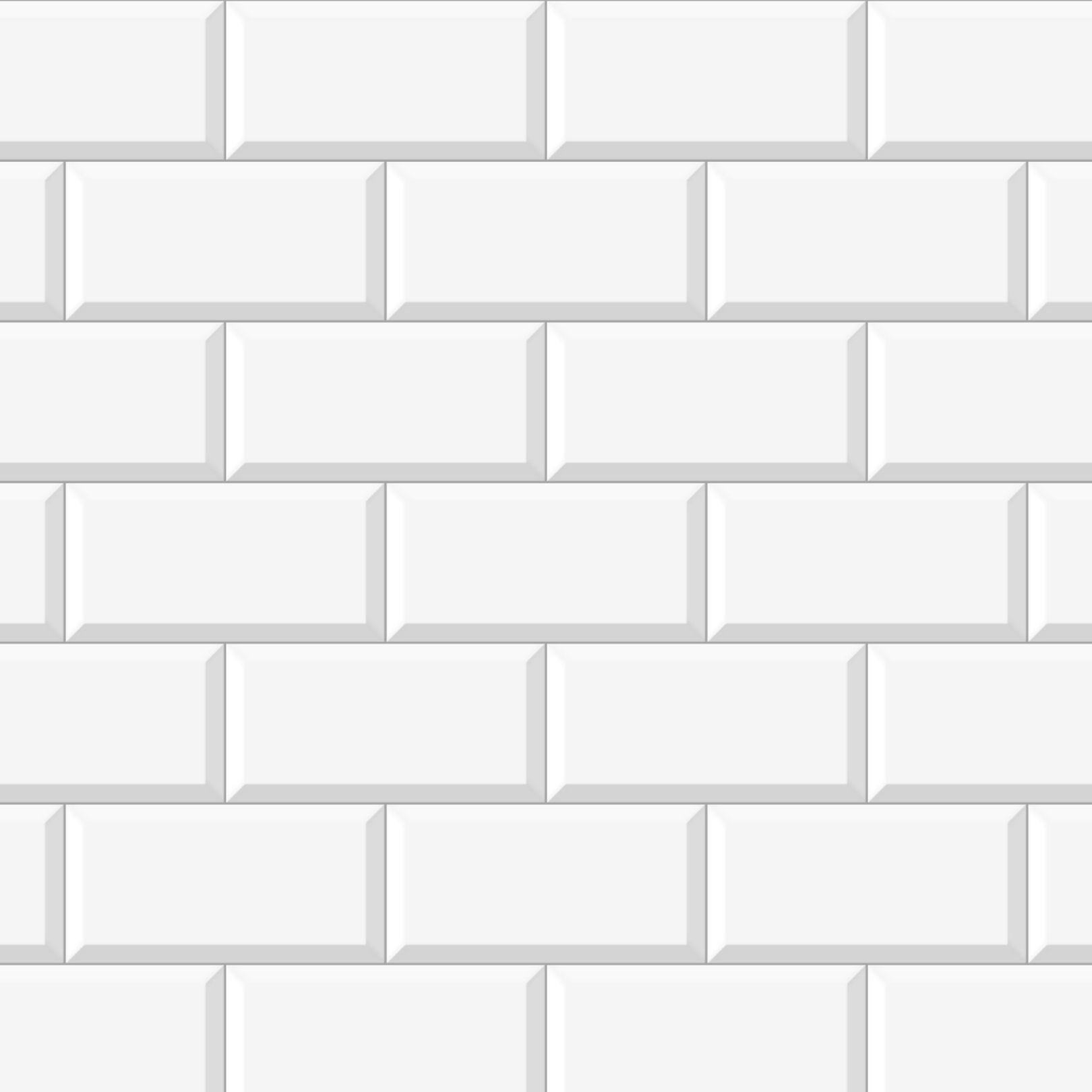 Cerámica 10x20 metro blanco mate - ambiente 2