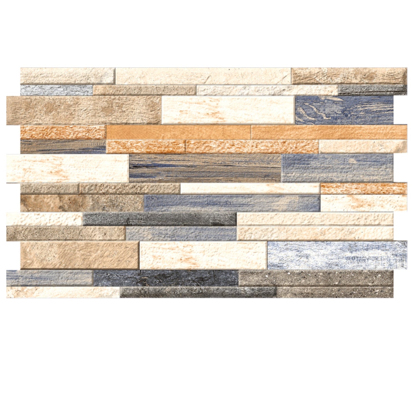 Cerámica 32x54 Rock Blue - vista palmeta